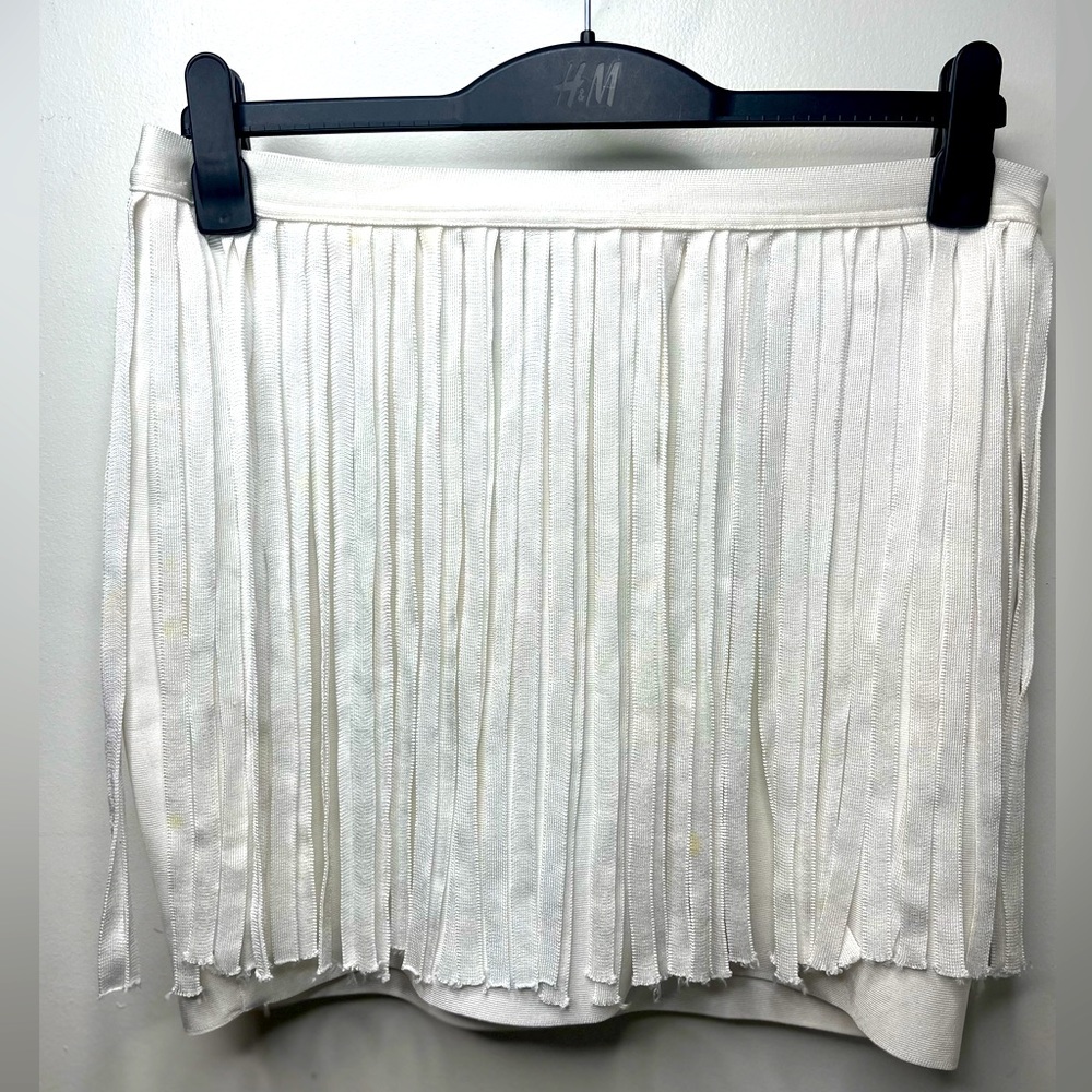 Forever 21 Herve Ledger Bandage White Skirt